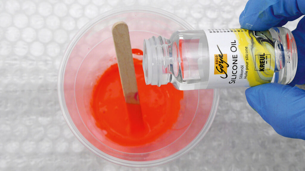 Maltechnik Acryl Pouring Anleitung