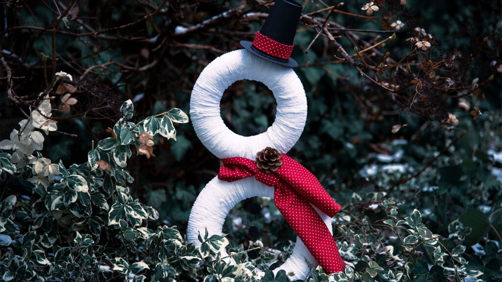 Flauschiger Schneemann 