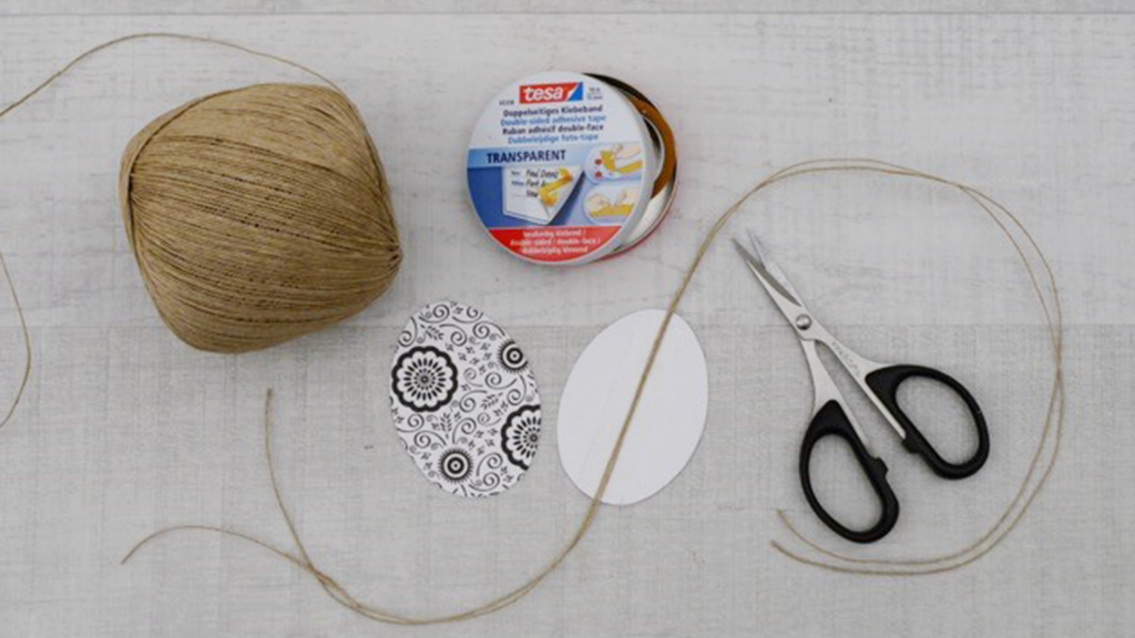 Oster-Anhänger aus Designpapier