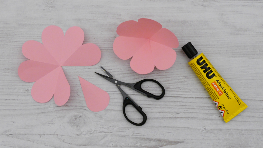 Hier kommt die Pop-Up-Flower Power - Bastelanleitung