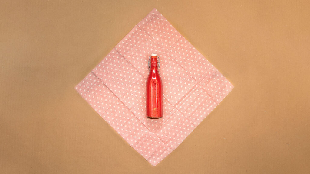 Flasche - Schritt 1