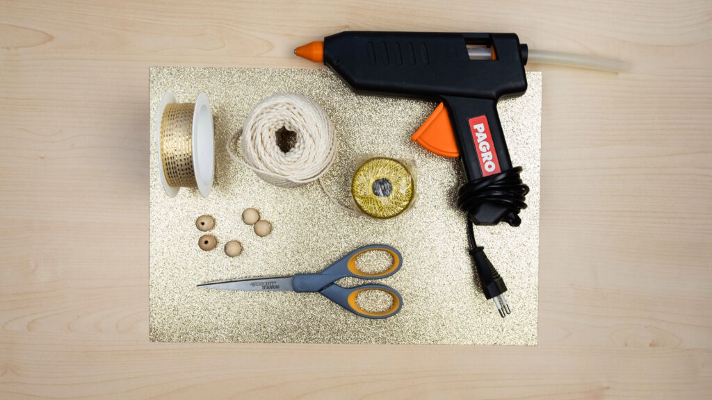 Makramee Christbaumschmuck - Bastelmaterial