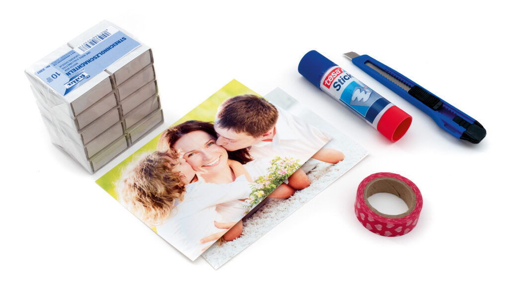 Muttertags-Fotopuzzle - Bastelmaterial