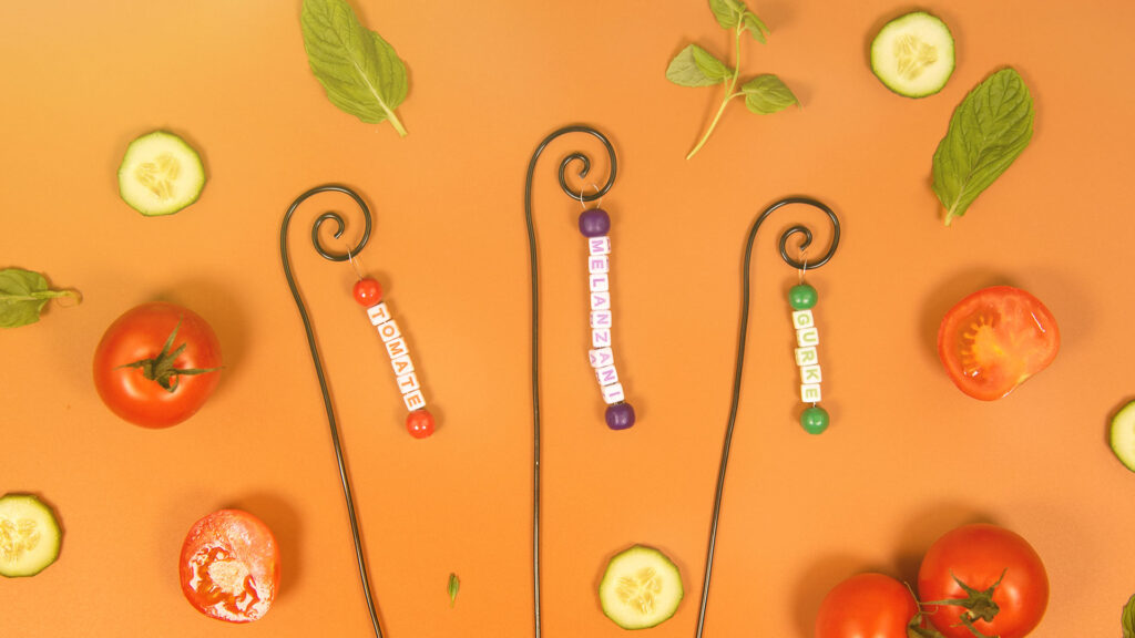 Pflanzenstecker fürs Beet