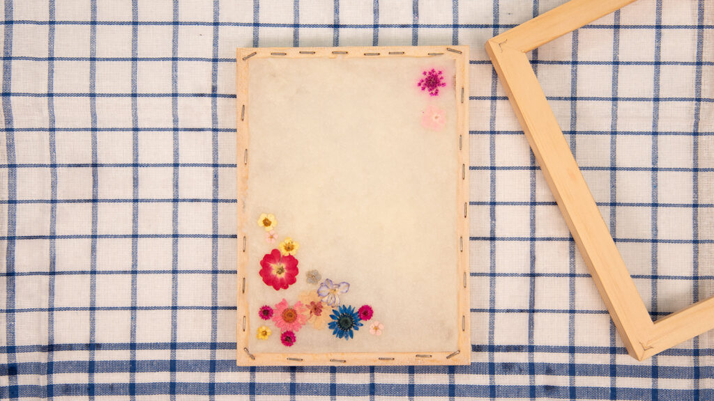 Einladungen aus handgeschöpftem Papier - V3-1