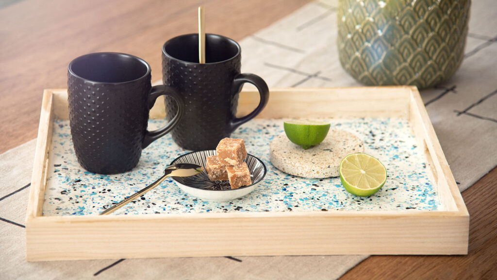 Terrazzo-Tablett