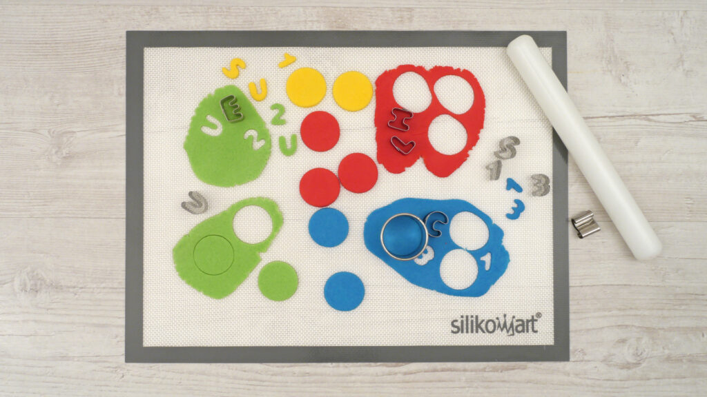 Kekse mit Buchstaben und Zahlen - Schritt 2