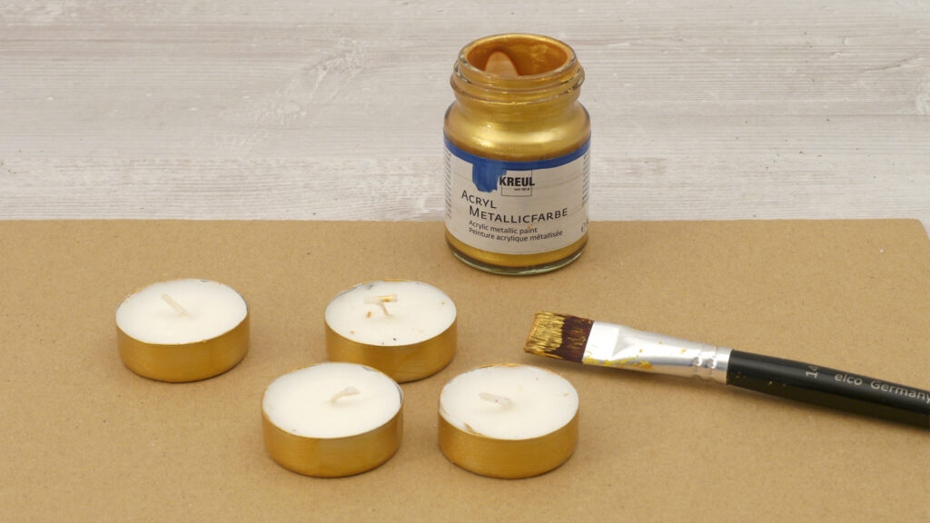 Adventkranz aus Beton - Schritt 1