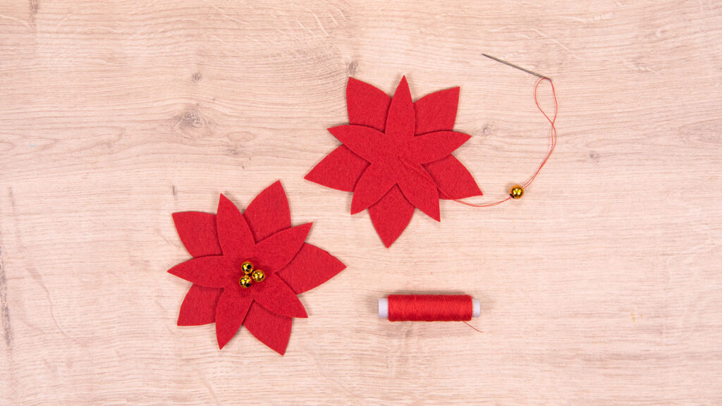 Weihnachtsstern aus Filz - Schritt 2