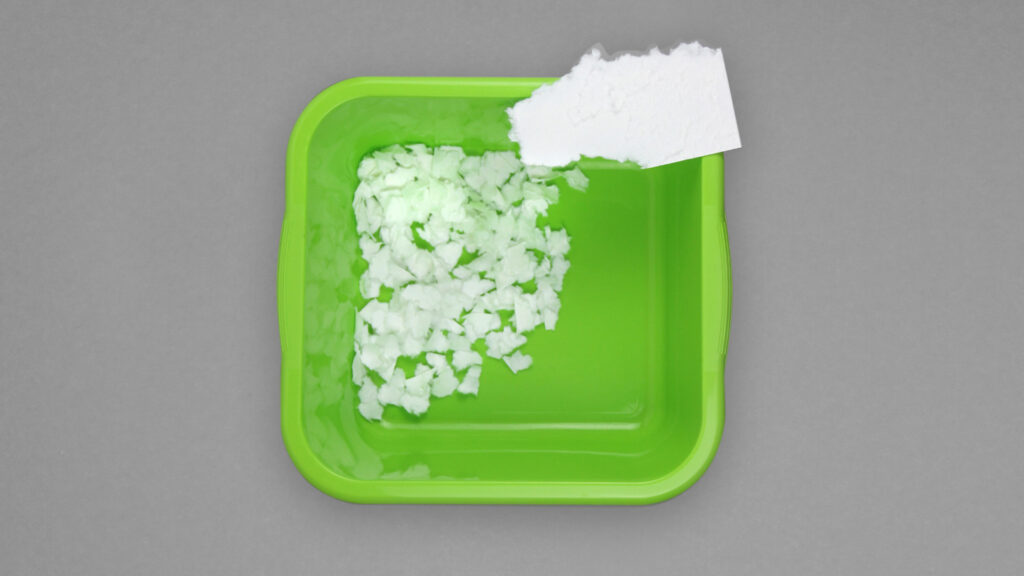 Handgeschöpfte Karte - Schritt 1