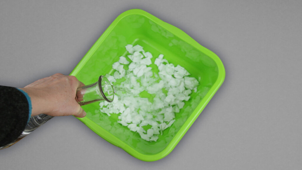 Handgeschöpfte Karte - Schritt 2