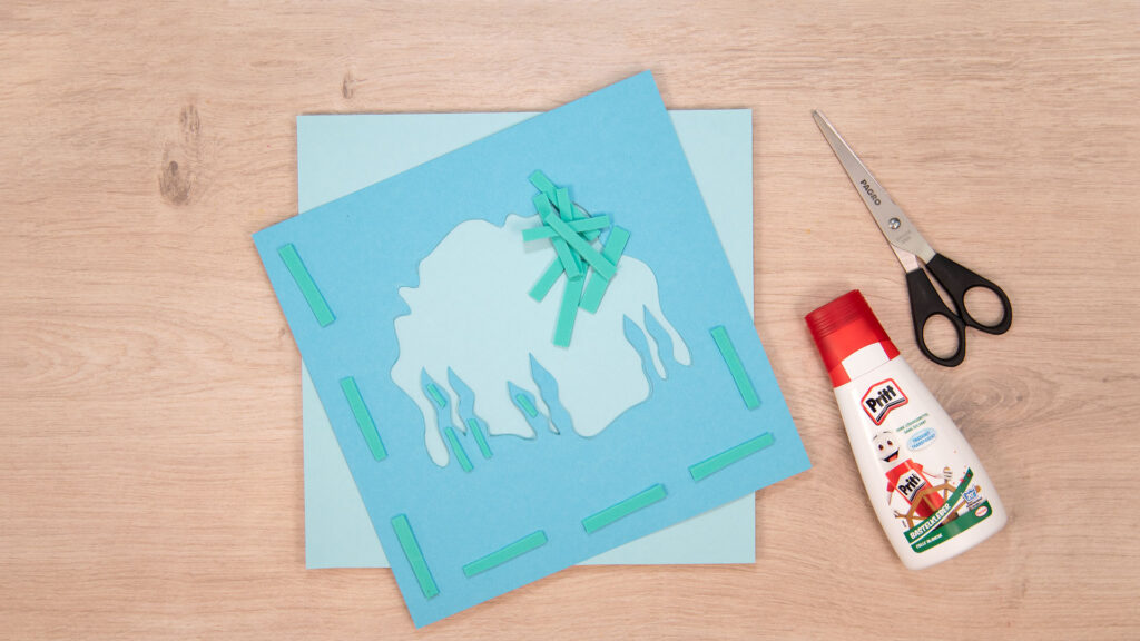 Layered Paper Art - Unterwasserwelt - Schritt 5