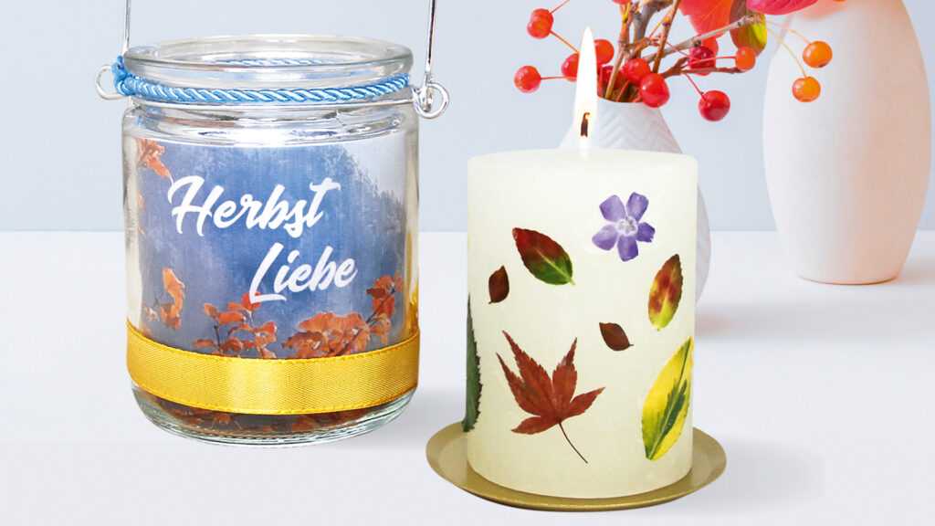 Herbstliche Kerzen