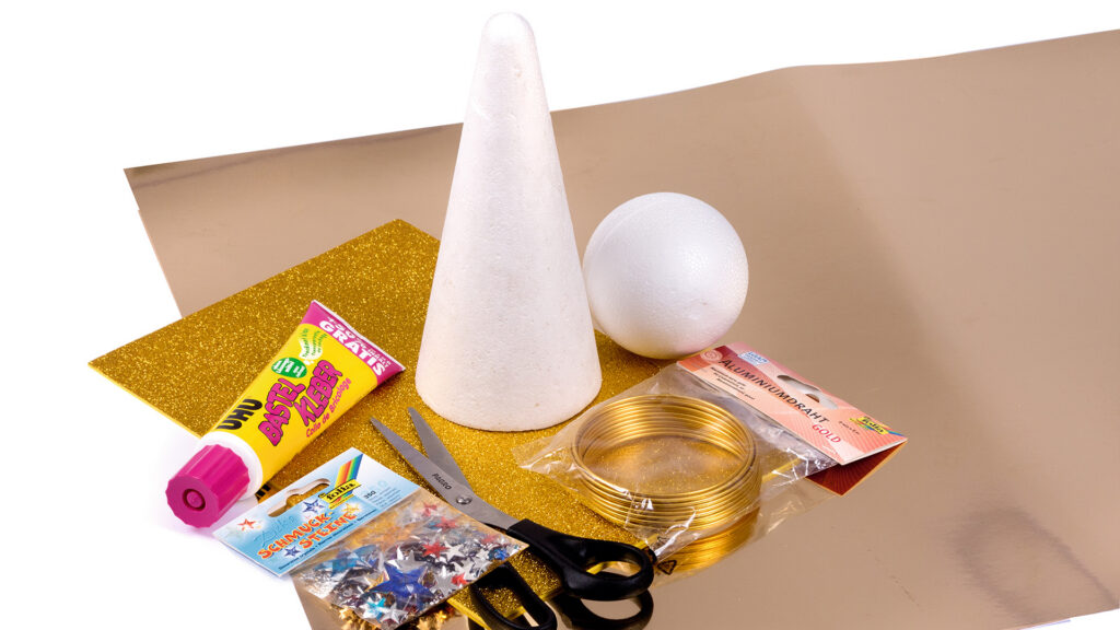 Engel aus Gold - Material 