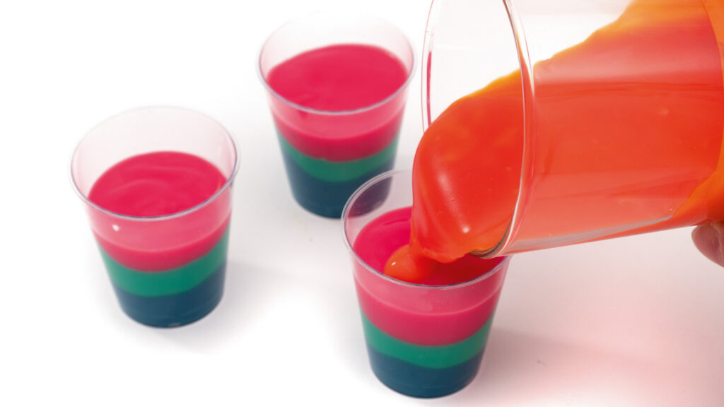 Regenbogen-Puddingeis - Anleitung 2