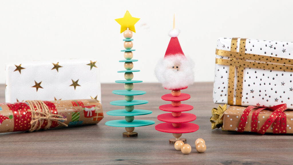weihnachtliche Moosgummifiguren - Schritt 8