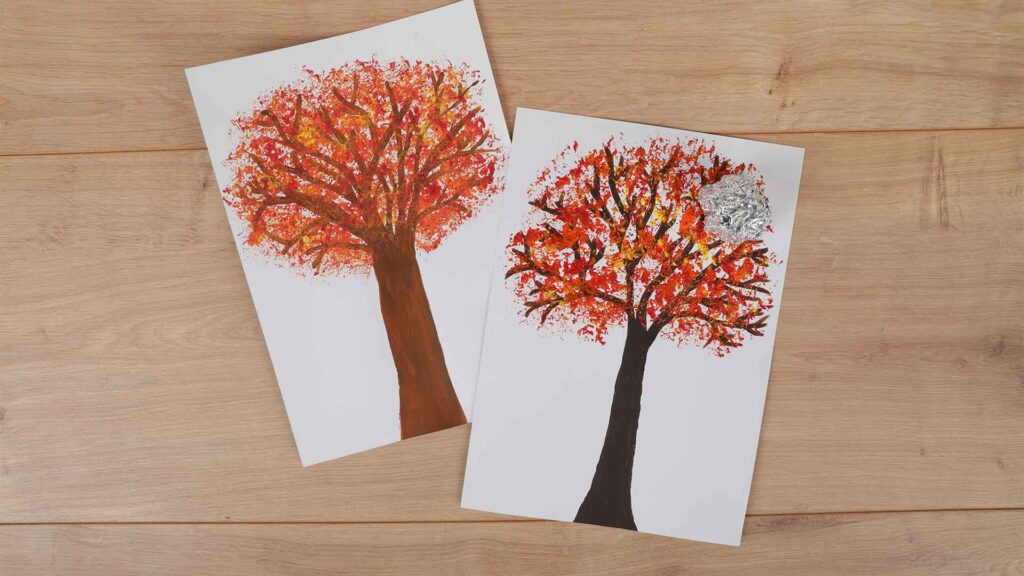 Stempel dir deinen Baum_Bastelidee