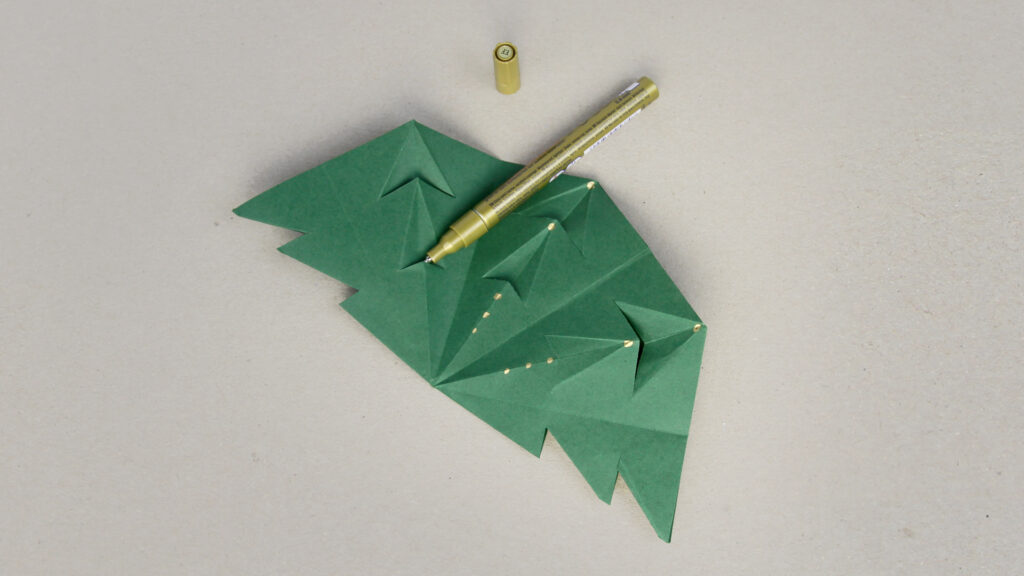 Origami-Baum - Anleitung 18