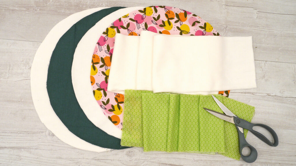 Patchwork Kissen - Schritt 1