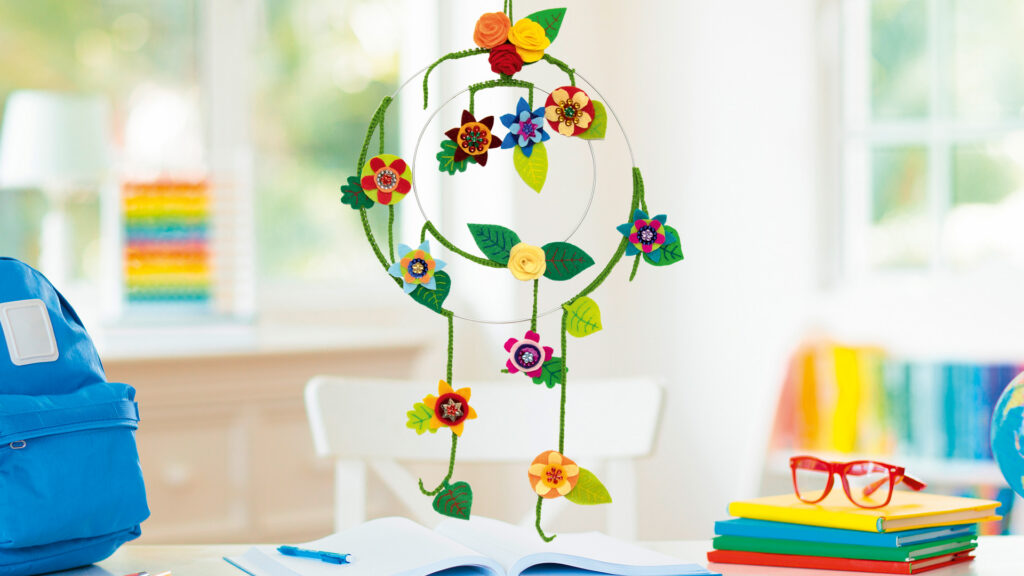 Blumen-Mobile 