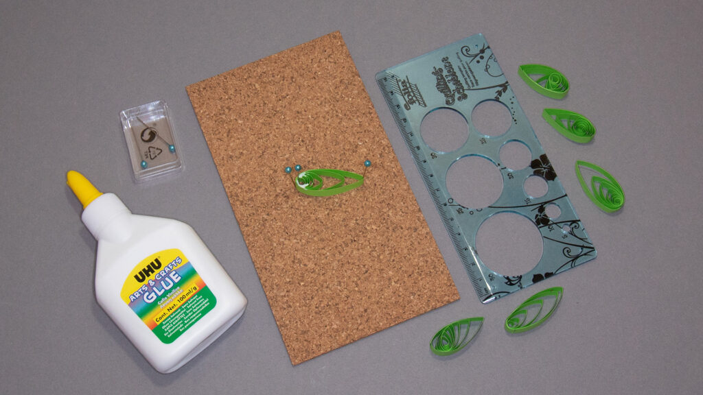 Memoboard in Blumenoptik - Schritt 10