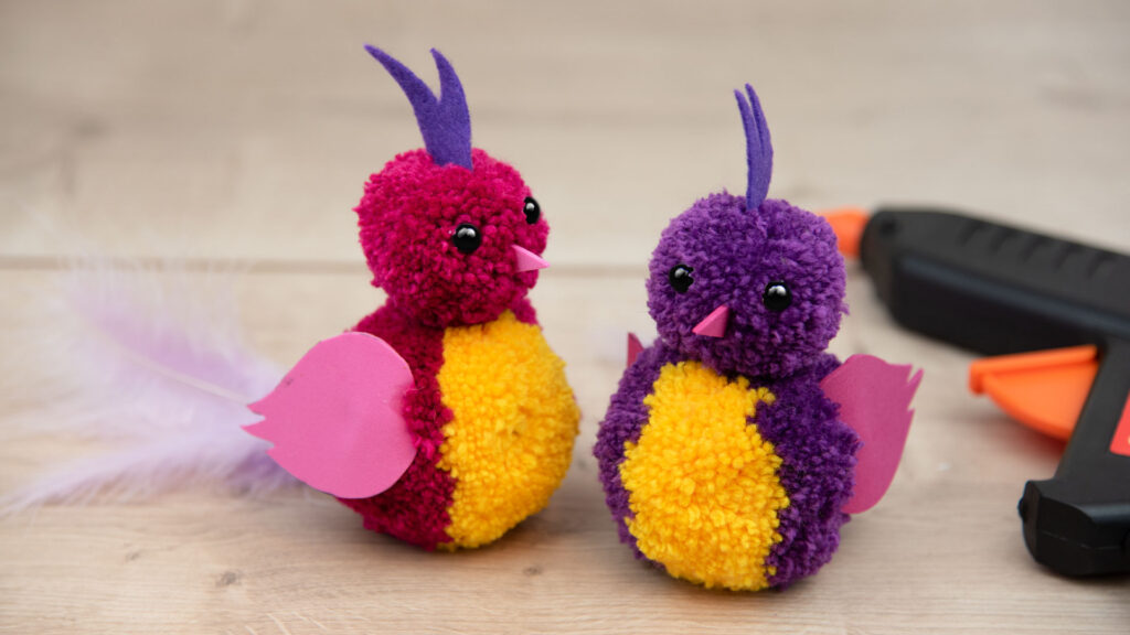 Pompon-Vögel - Schritt 4