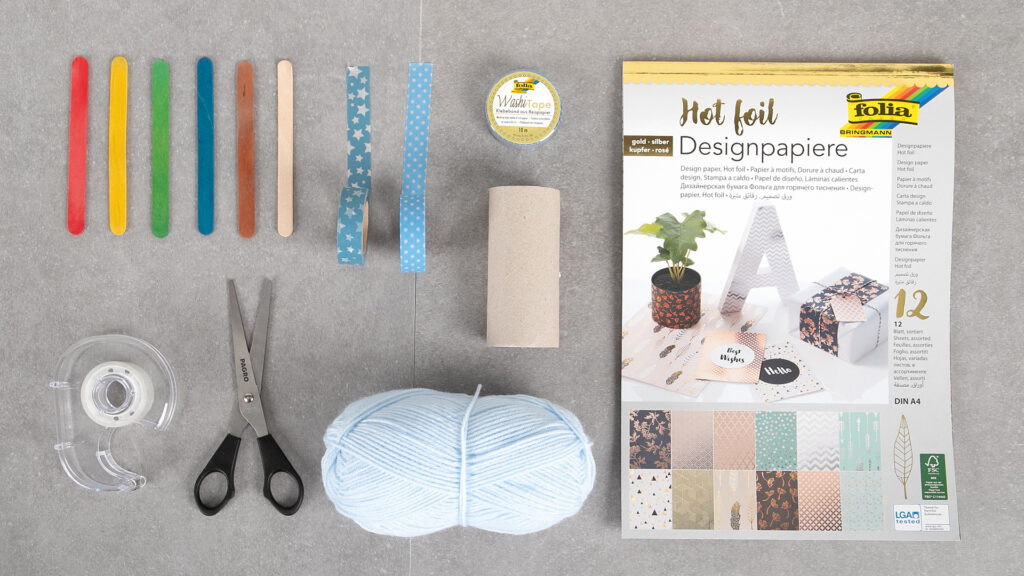 bunte Strickliesel - Bastelzubehör