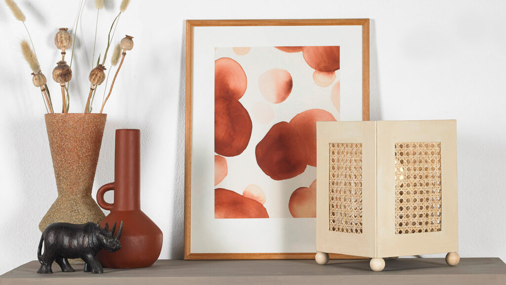Coole Lampe im Boho-Stil