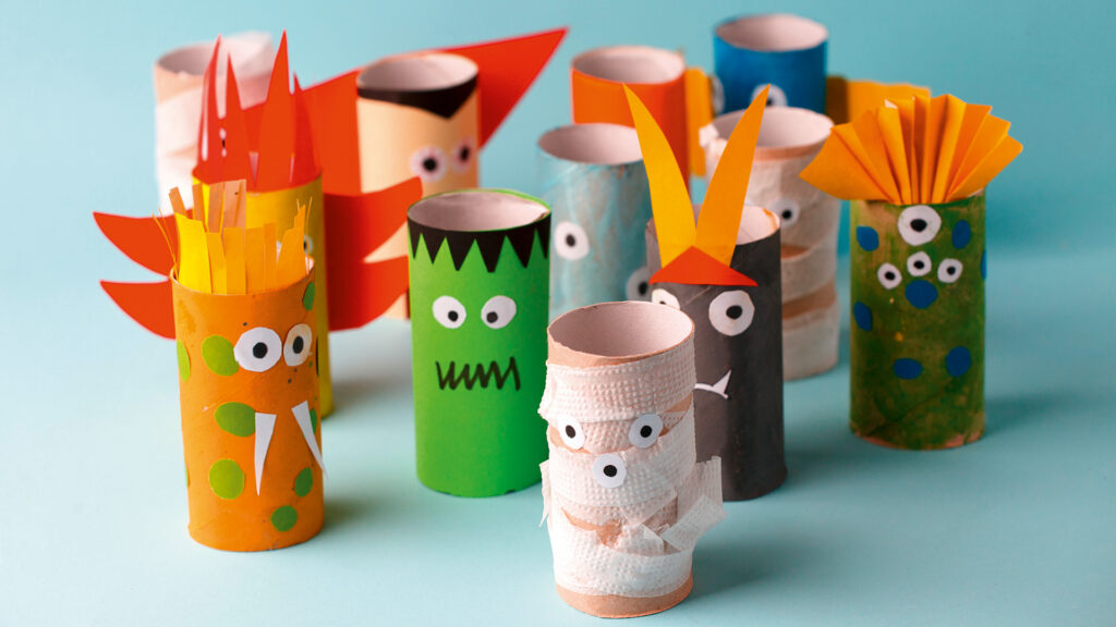 Lustige Monsterparade