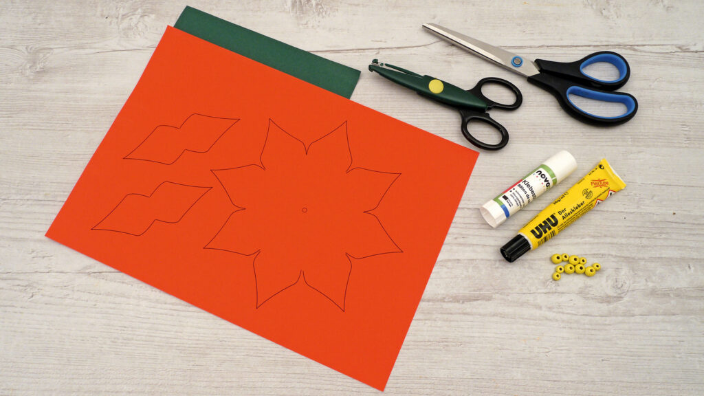 Weihnachtsstern - Material