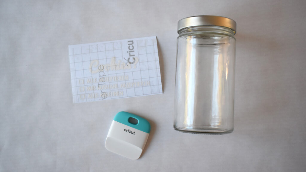 Cricut-Keksgläser – Schritt 2