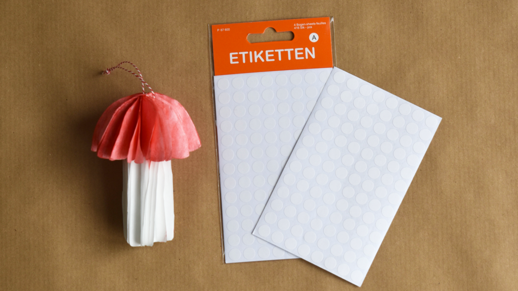 Papier-Fliegenpilze - Schritt 5