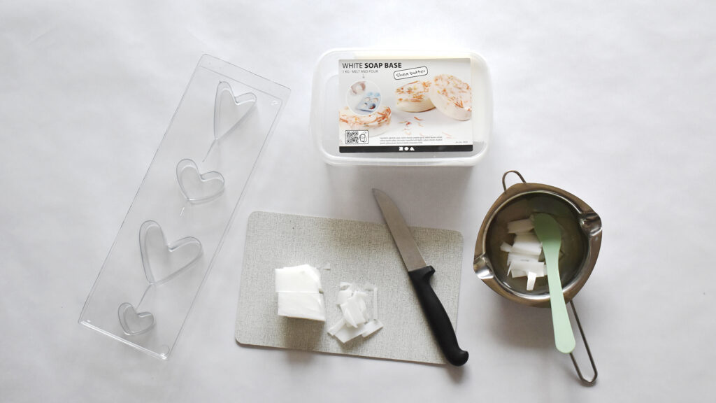 DIY Herzseife – Schritt 1