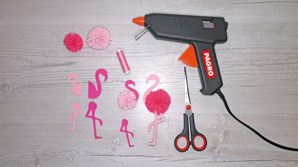 Flamingo-Deko - Schritt 2