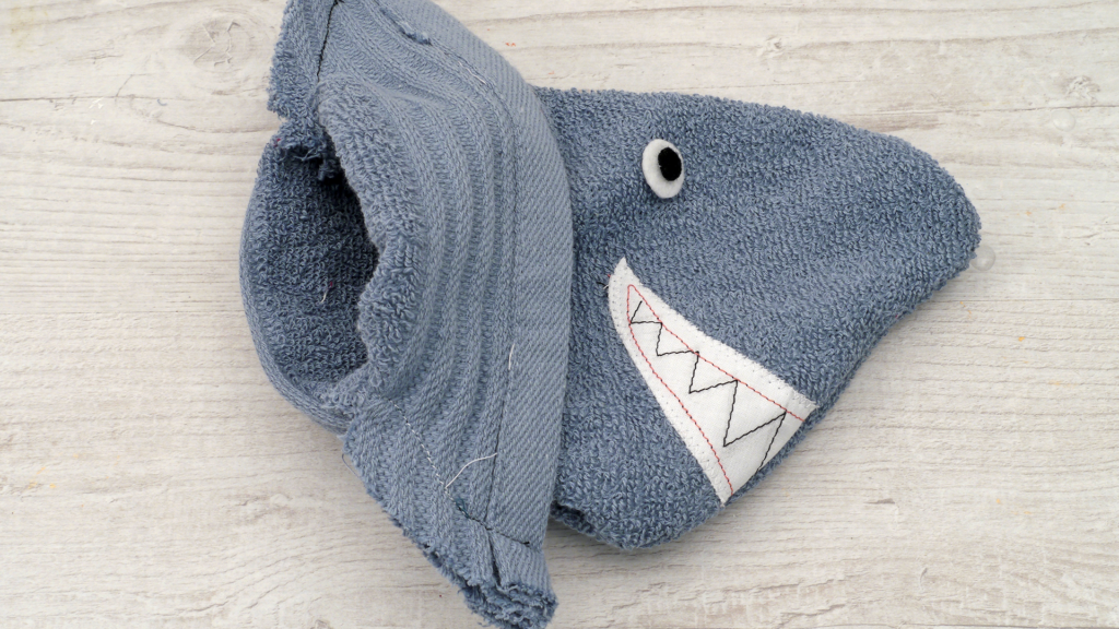 Waschhandschuh-Hai - Schritt 4