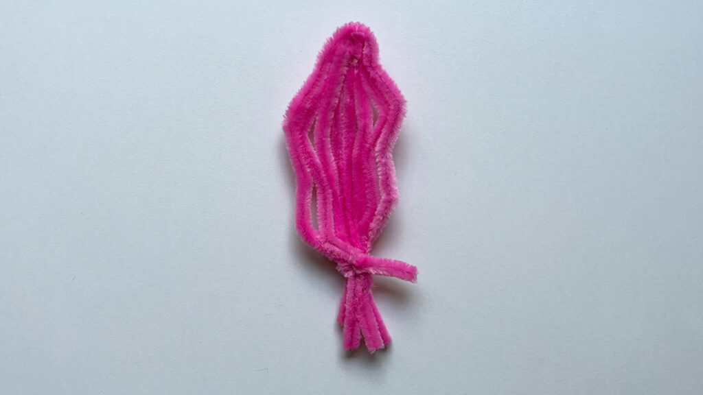 Pfeifenputzer-Blume - Schritt 5