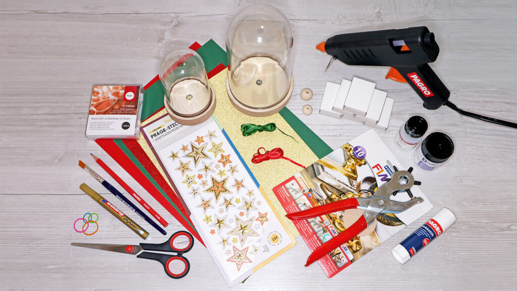 Geld-Glasglocke - Material