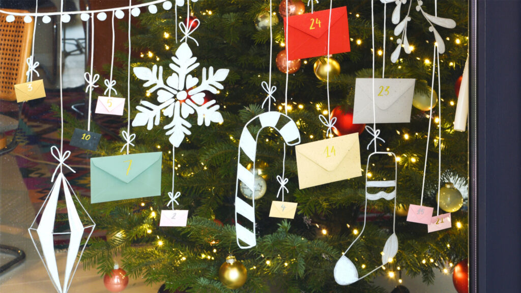 Fenster-Adventkalender - fertig