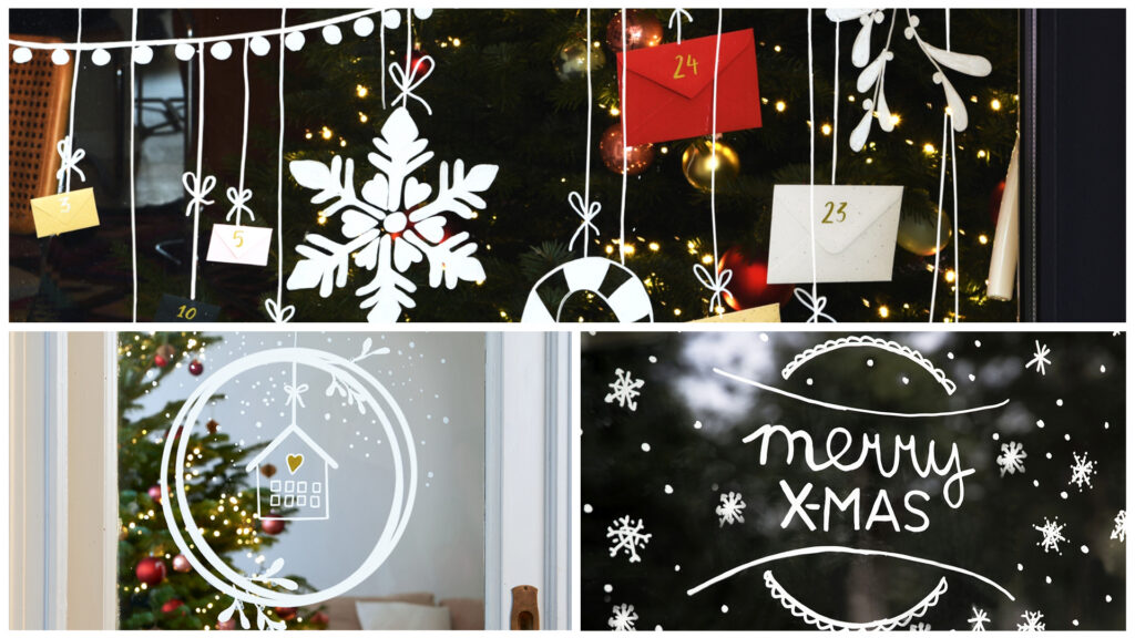 Xmas-Fensterbilder