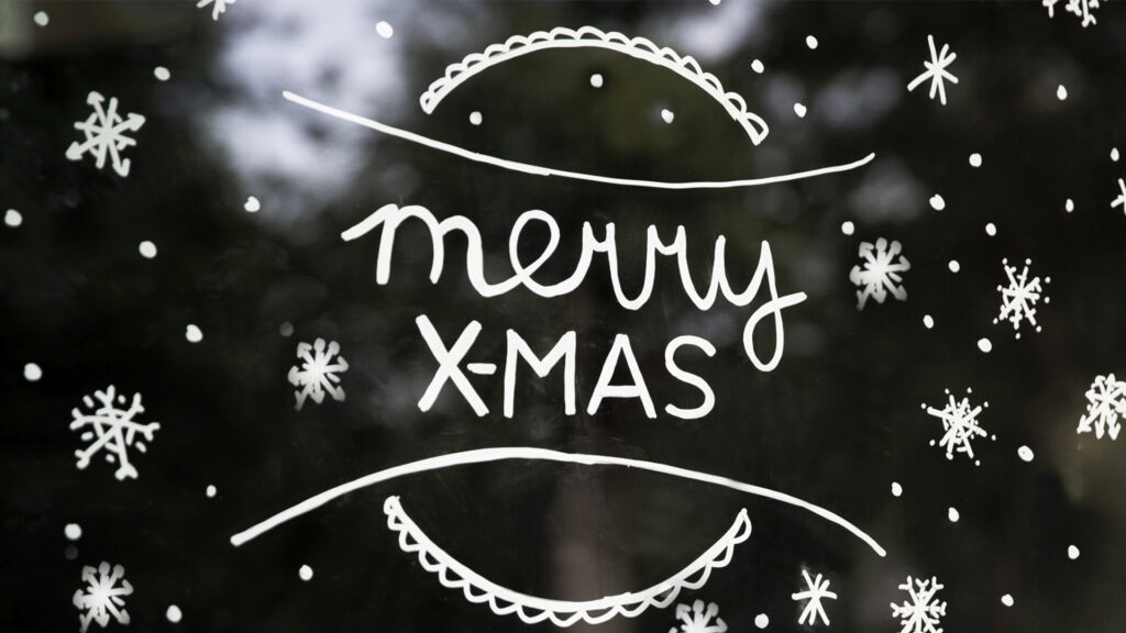 Xmas-Fensterbild - fertig