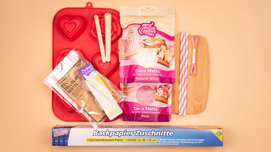 Herz-Kuchen - Material