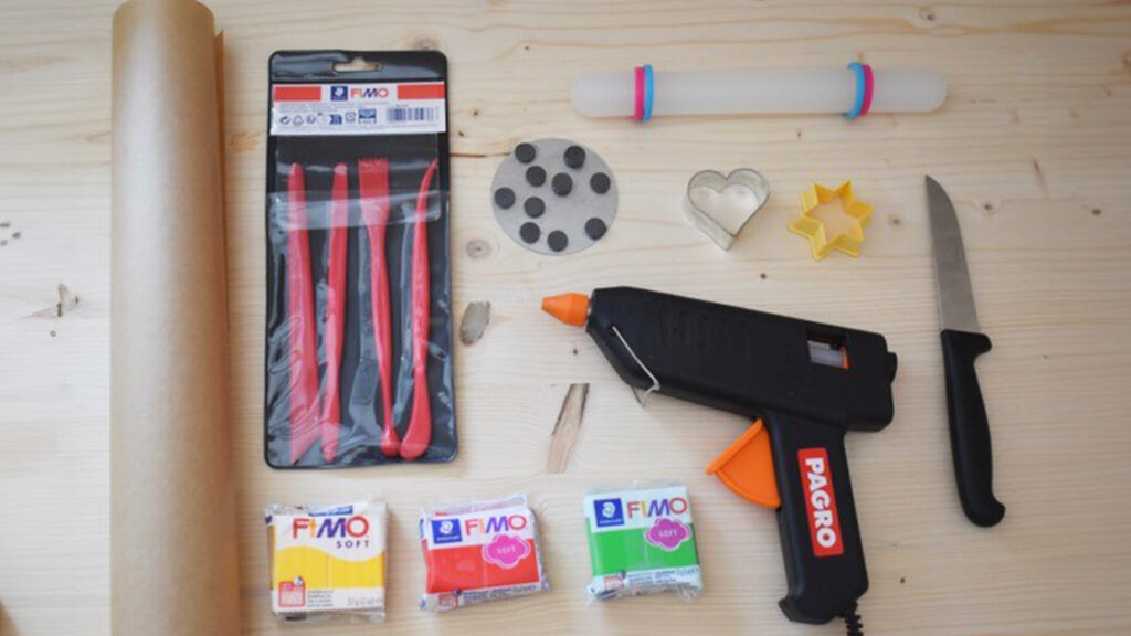 Fruchtige Magnete - Bastelmaterial