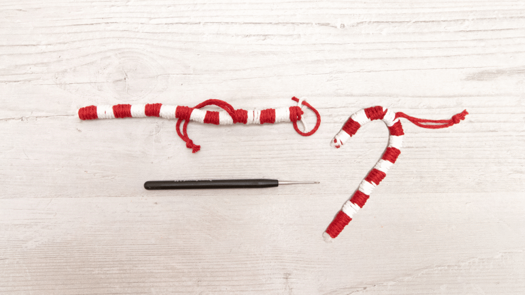 Makramee-Christbaumschmuck - Schritt 6