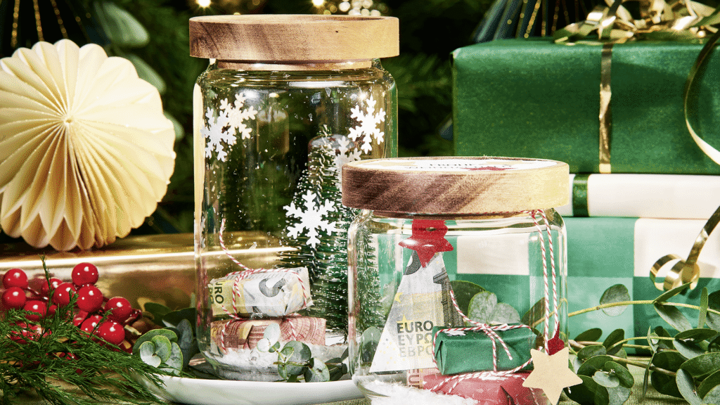 Winterwunderland im Glas 