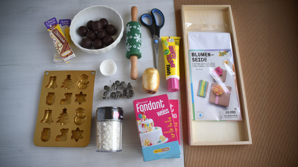 Adventpralinen - Material