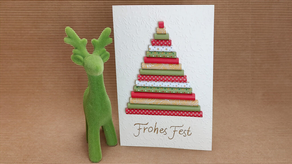 Weihnachtskarte mit Baum